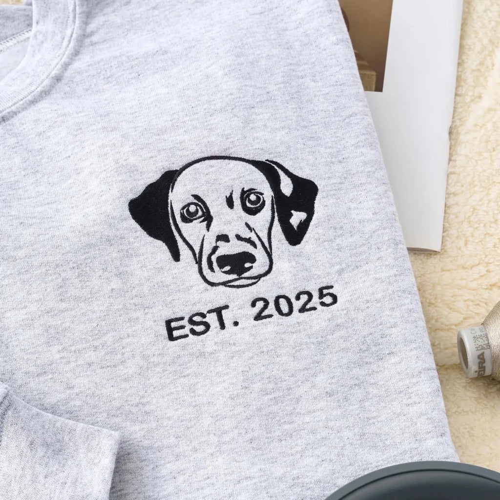  True-Threads - Personalisierter Hunde Hoodie mit Stickerei 