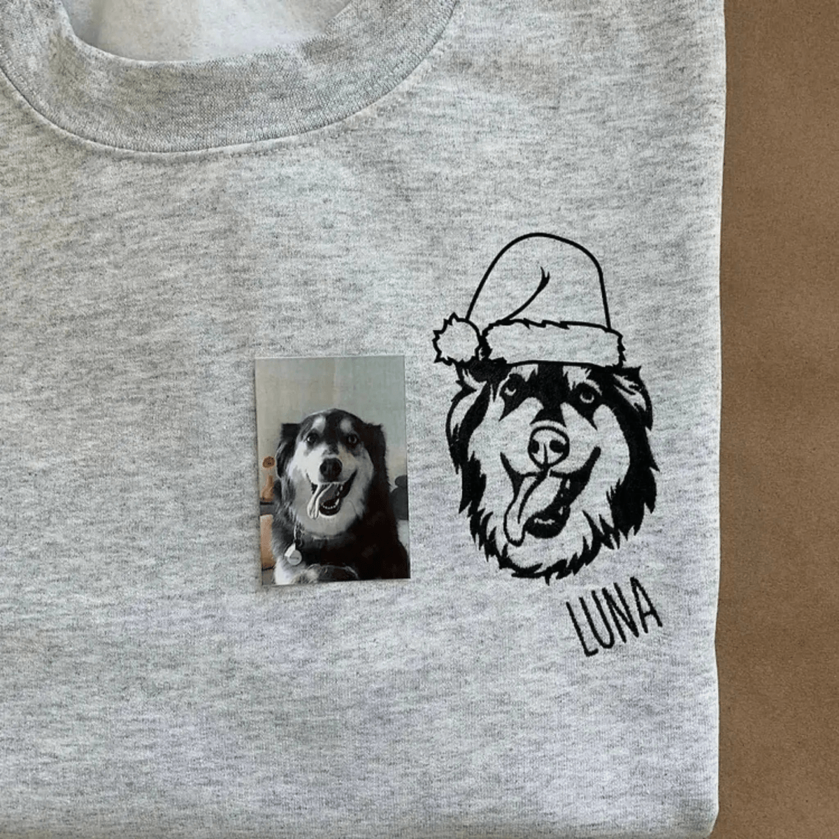  True-Threads - Personalisierter Katzen Weihnachten Hoodie mit Stickerei - Weihnachtsgeschenk für Katzenbesitzer 