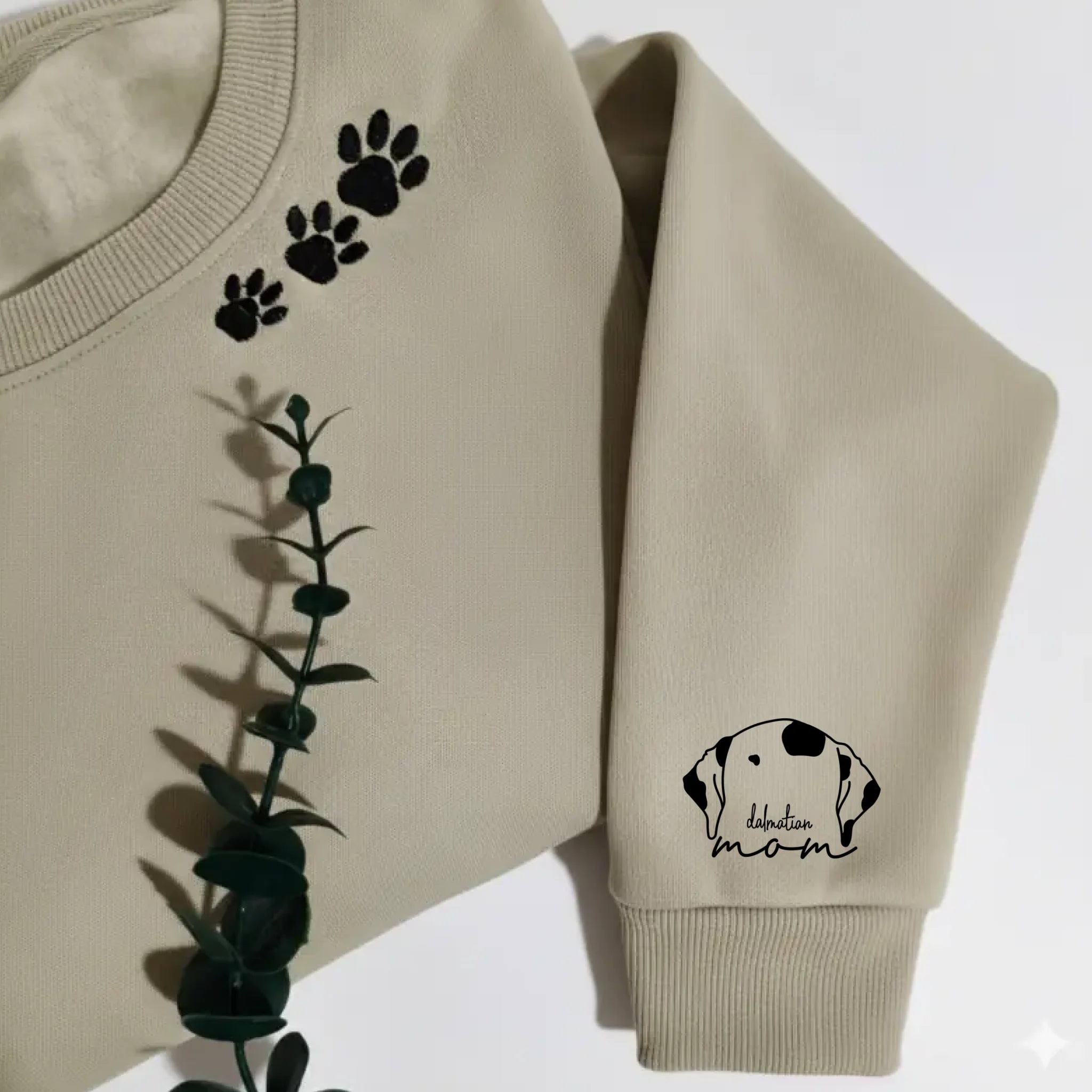  True-Threads - Personalisierter Hundeohren Hoodie mit Stickerei - Geschenk für Hundebesitzer 