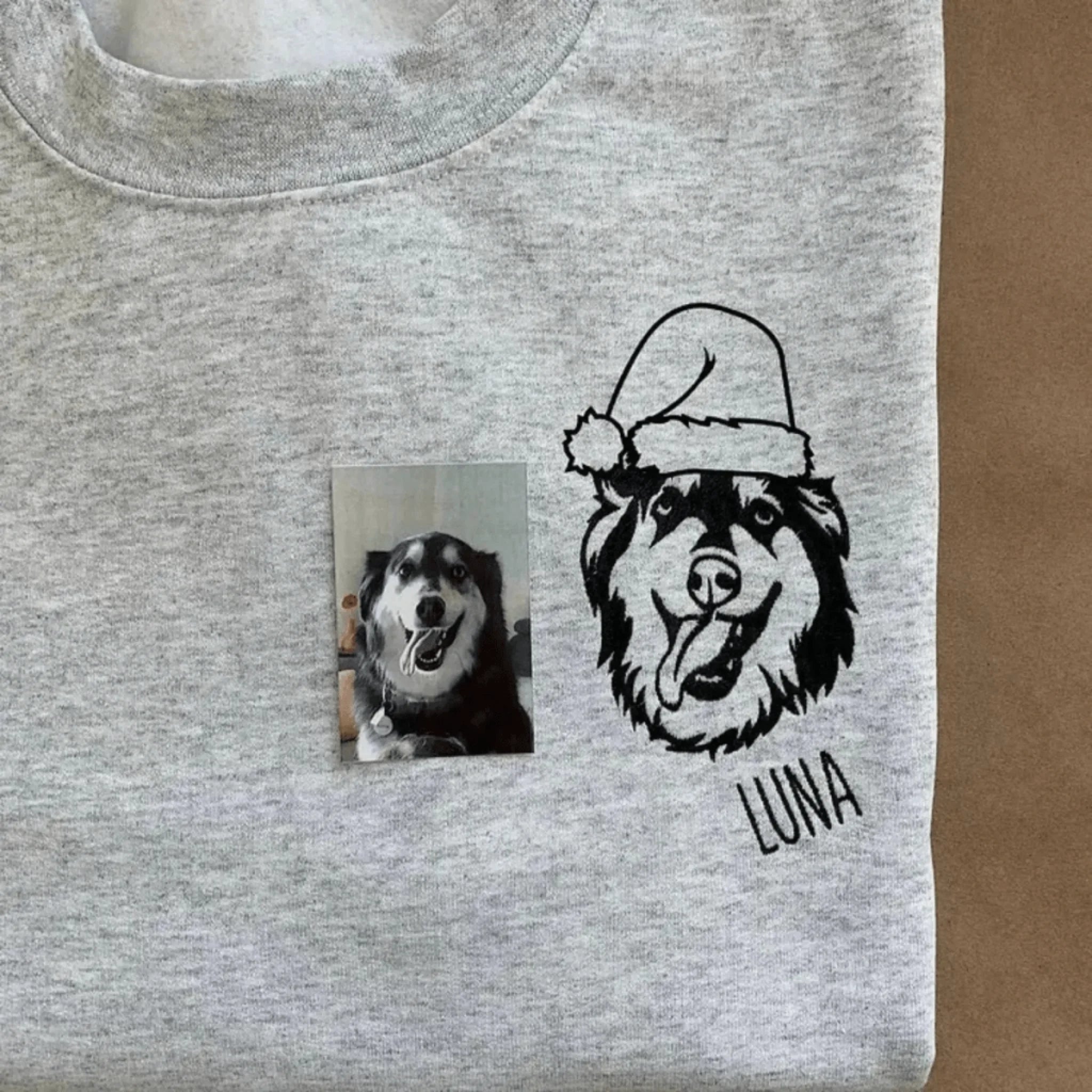  True-Threads - Personalisierter Katzen Weihnachten Hoodie mit Stickerei - Weihnachtsgeschenk für Katzenbesitzer 