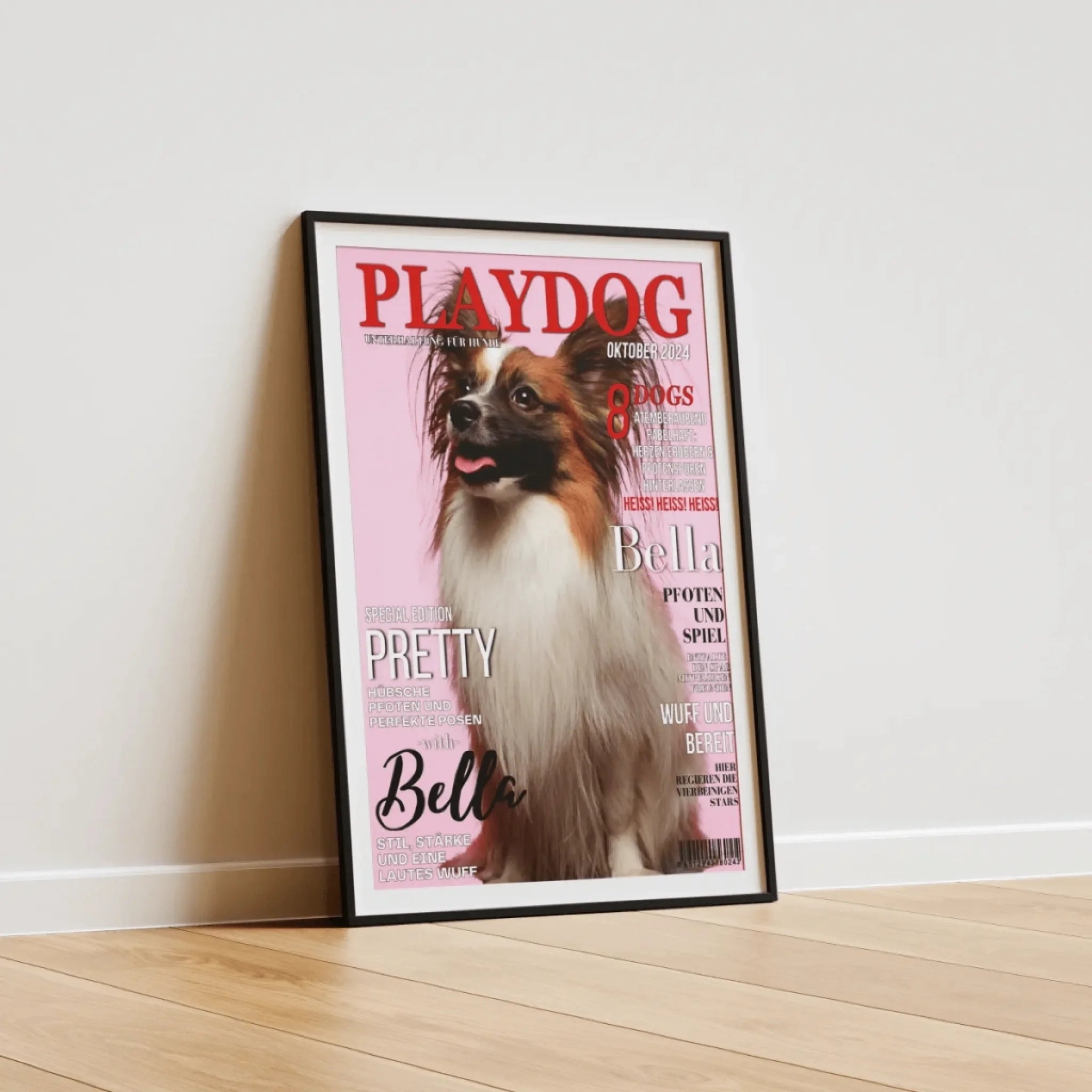 True-Threads - Personalisiertes Hunde-Magazinposter „Playdog“ 